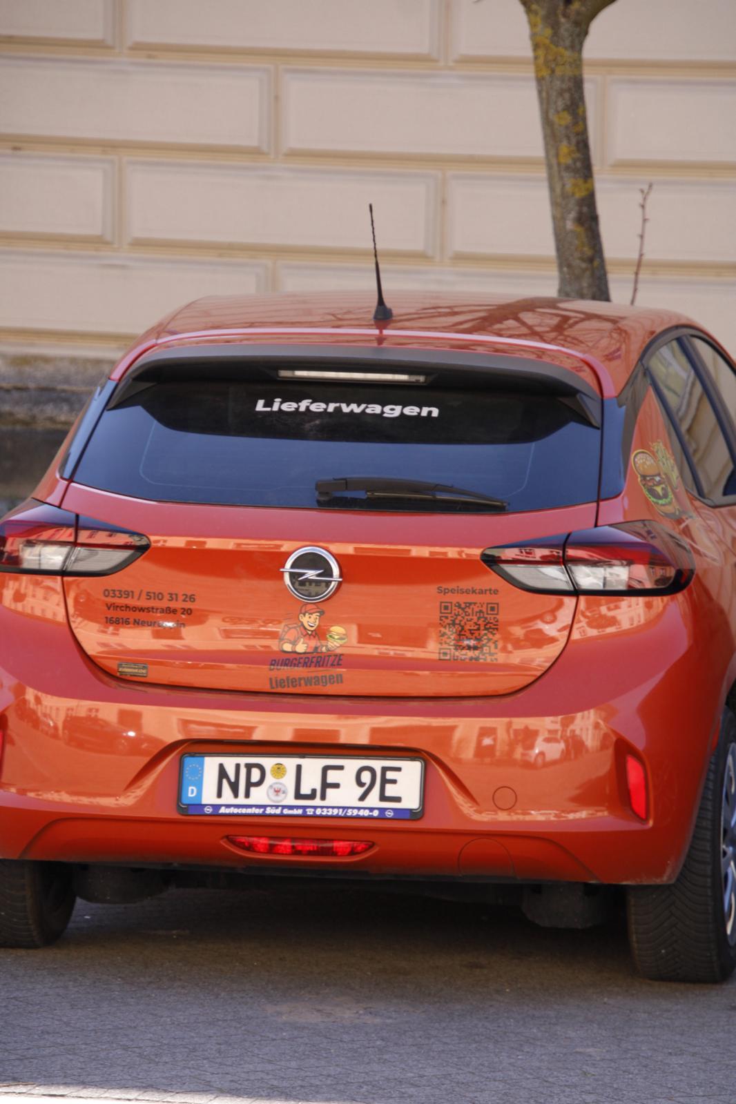 Burgerfritze Lieferwagen in Neuruppin